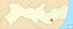 Location in Pernambuco