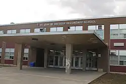 Front entrance of the school.