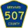 County Road 507 marker