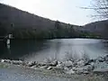 Picture of Reservoir On top of Dam