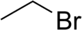 Skeletal formula of bromoethane