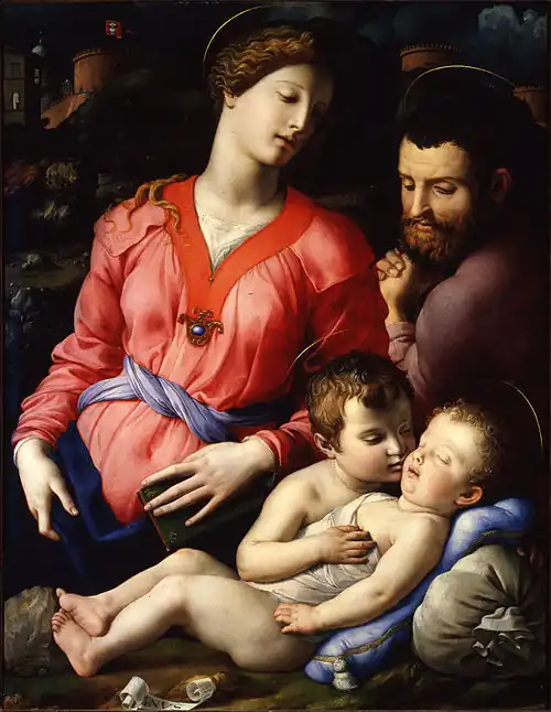 Holy Family or Madonna Panciatichi, 1540, Uffizi, Florence