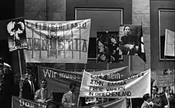 Image 52Protest against the junta by Greek political exiles in Germany, 1967 (from History of Greece)