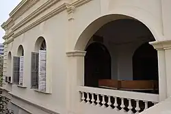 Windows of the third floor of Burdwan House.