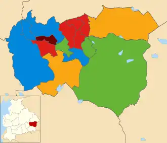 2021   Labour Party: 5   Conservative Party: 4   Green: 3   Liberal Democrats: 2   Burnley and Padiham Independent Party: 1