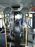 Bus interior of a 2012 STLévis Nova Bus LFS