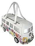 Tote shaped like vintage Volkswagen bus (2007)