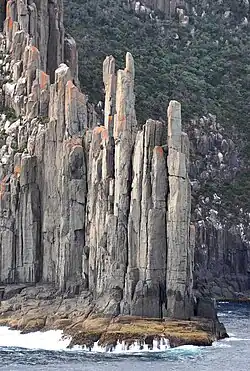 Tip of the cape from the sea.