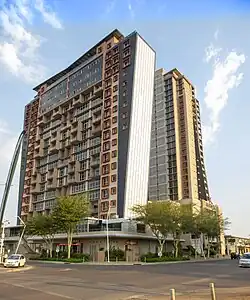 Image 52I-Towers, Gaborone Central Business District (from Economy of Botswana)