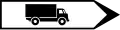 4.45 Signpost for particular vehicle types (here: lorries)[note 23]