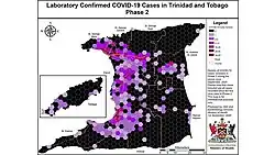 Locations where the COVID-19 cases were recorded.