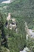 Campell Castle above the Albula river