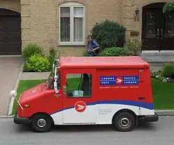A Grumman LLV of Canada Post, in Montreal, Quebec in June 2010