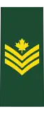 Sergeant (French: Sergent) (Canadian Army)[52]