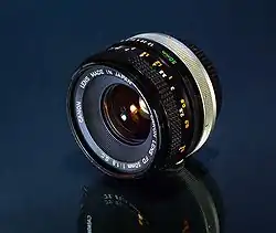 FD 50mm f/1.8 S.C. (chrome locking ring)