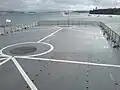 HMNZS Canterbury's helicopter afterdeck.