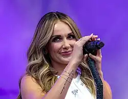 Carly Pearce performing on the Hummingbird tour