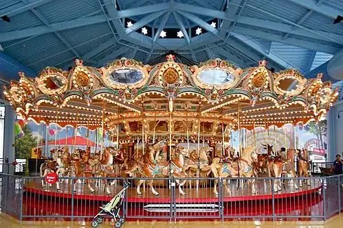 Carousel in the Please Touch Museum