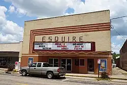 The Esquire Theater in Carthage hosts Country music on Saturday evenings.