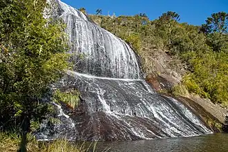 Bridal veil cascade