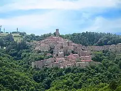 Panorama of Castelnuovo di Val di Cecina