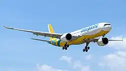 Cebu Pacific's A330-900neo in flight.