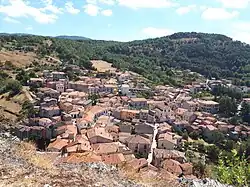 View of Sasso di Castalda