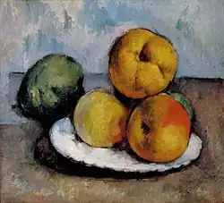 Still Life With Quince, Apples, and Pears by Paul Cézanne, c. 1885-1887[a]