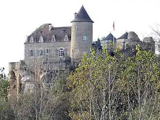 The château in Milhac