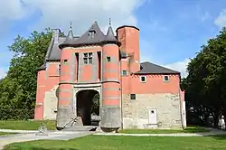 View of the gatehouse on the north side