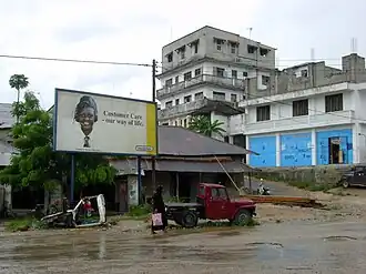 A rainy day in Chake-Chake, Tanzania