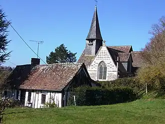 The church in Champignolles