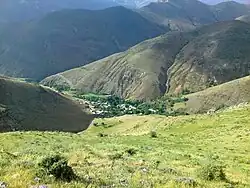 The village of Cham Rud