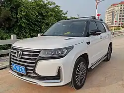 Changan CS95 facelift front.