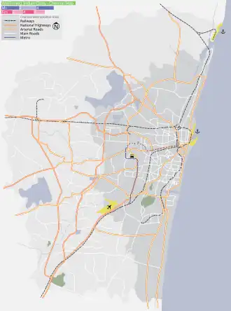 Manapakkam is located in Chennai