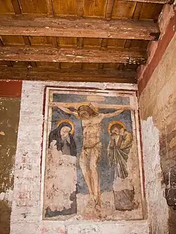 Christ crucified between the Madonna and St. John