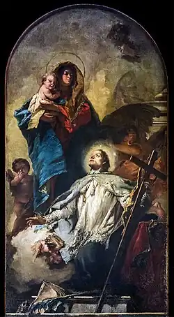 The Virgin appears to St John of Nepomuk by Giambattista Tiepolo