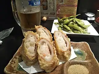 Served at an izakaya