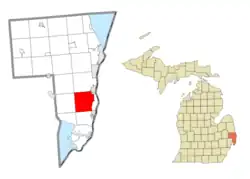 Location within St. Clair County