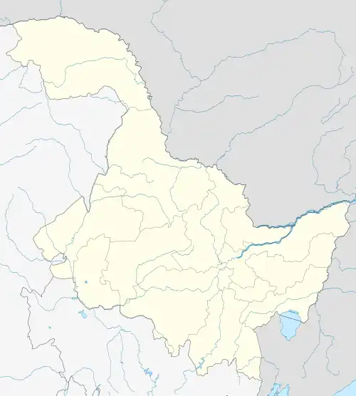 Fuyu is located in Heilongjiang