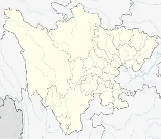 Langzhong is located in Sichuan