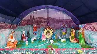 Christmas manger, ca. Dec 2023