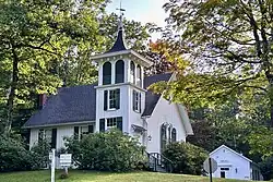The town church and town hall