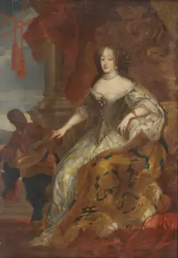 Portrait of Marie Jeanne Baptiste of Savoy-Nemours, oil on canvas, priv. col.