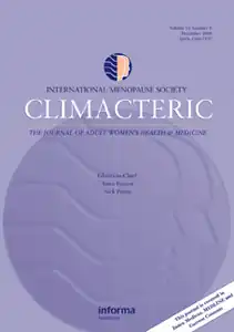Cover image of the journal "Climacteric" Vol. 11, issue 6, December 2008