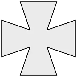 Plain Cossack cross