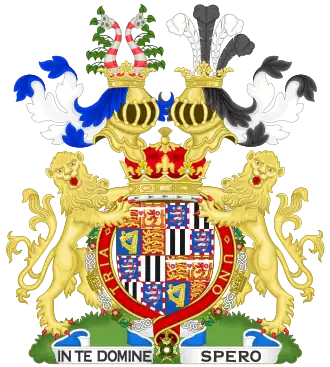 Coat of arms of Alexander Mountbatten, Marquess of Carisbrooke