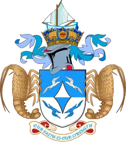 Coat of arms of Tristan da Cunha