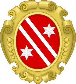 Coat of arms of the Buonaparte of San Miniato