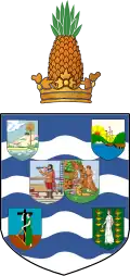 Coat of arms (1909–1940) of Leeward Islands